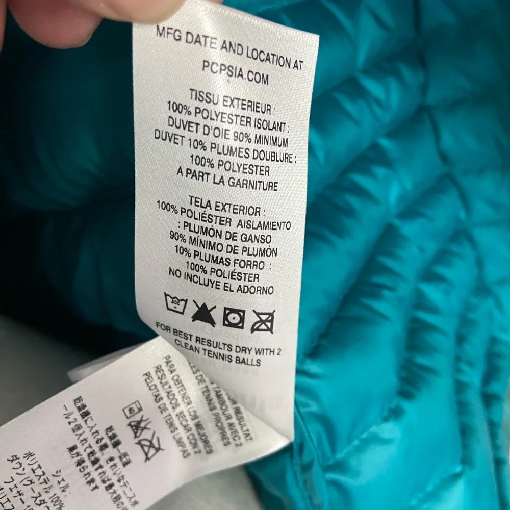 Patagonia Women's Down Sweater Vest Puffer Goose Down Fill Elwha Ikat Size Small